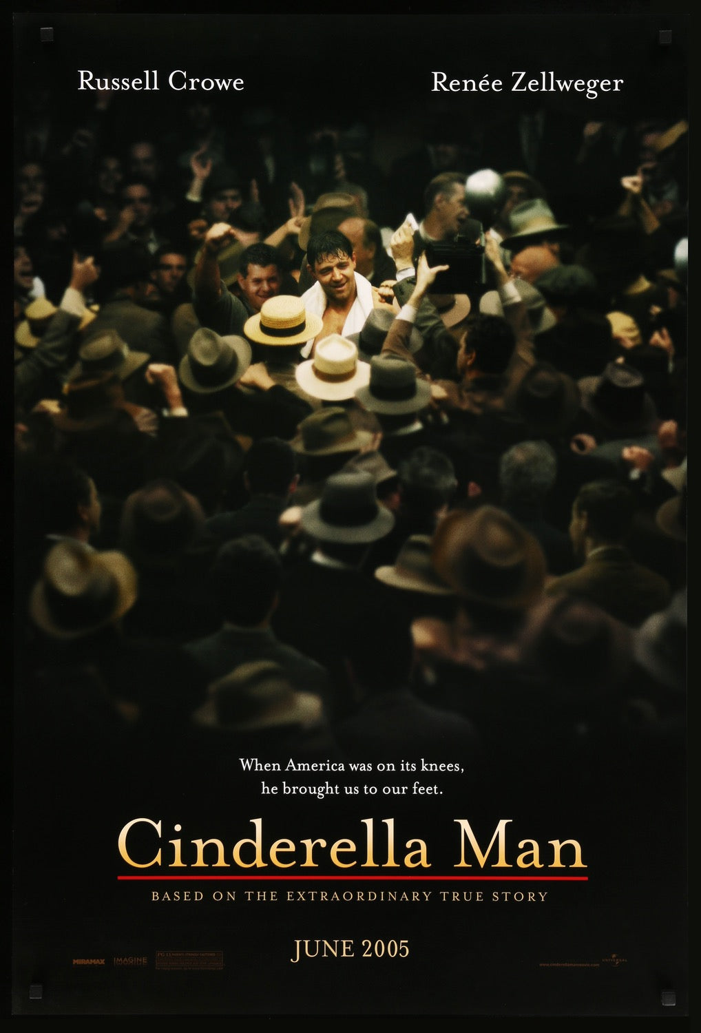 Cinderella Man (2005) original movie poster for sale at Original Film Art