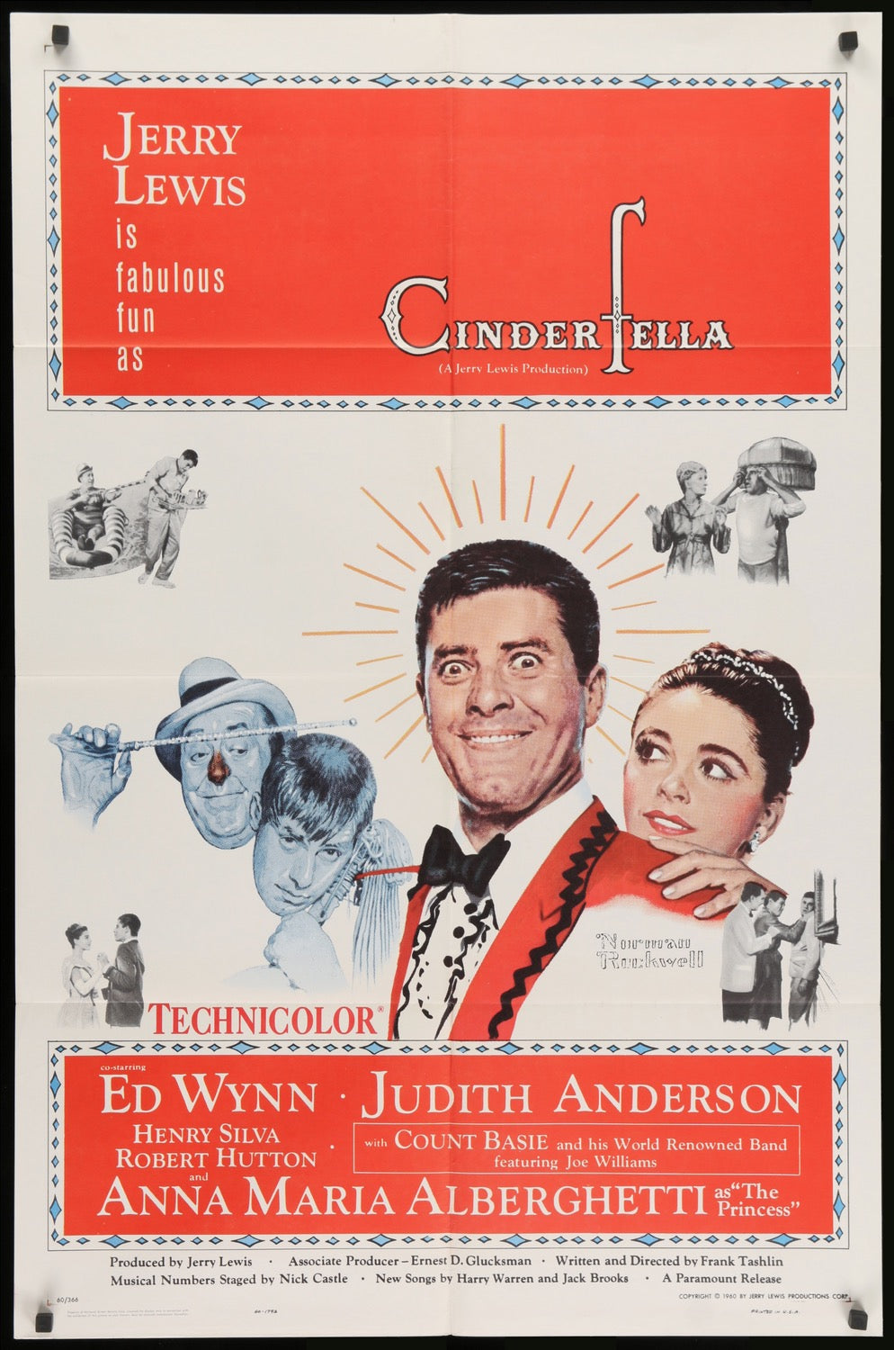 Cinderfella (1960) original movie poster for sale at Original Film Art - Vintage Movie Posters