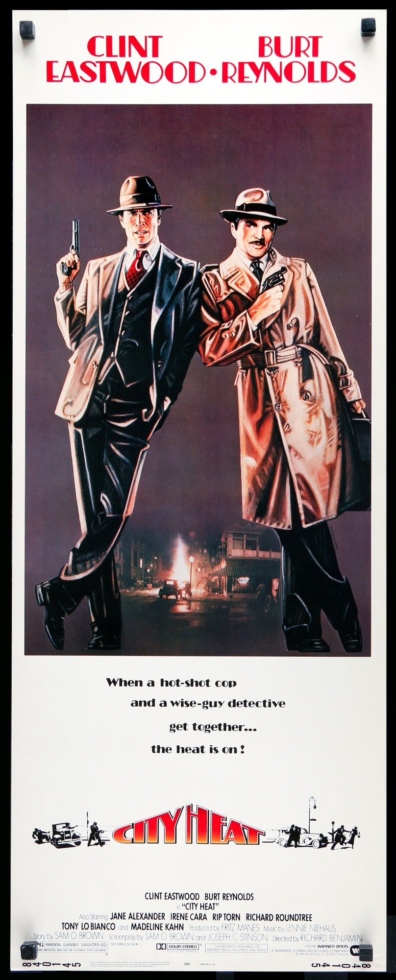 City Heat (1984) original movie poster for sale at Original Film Art - Vintage Movie Posters
