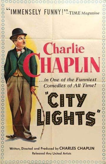 City Lights (1931) original movie poster for sale at Original Film Art - Vintage Movie Posters