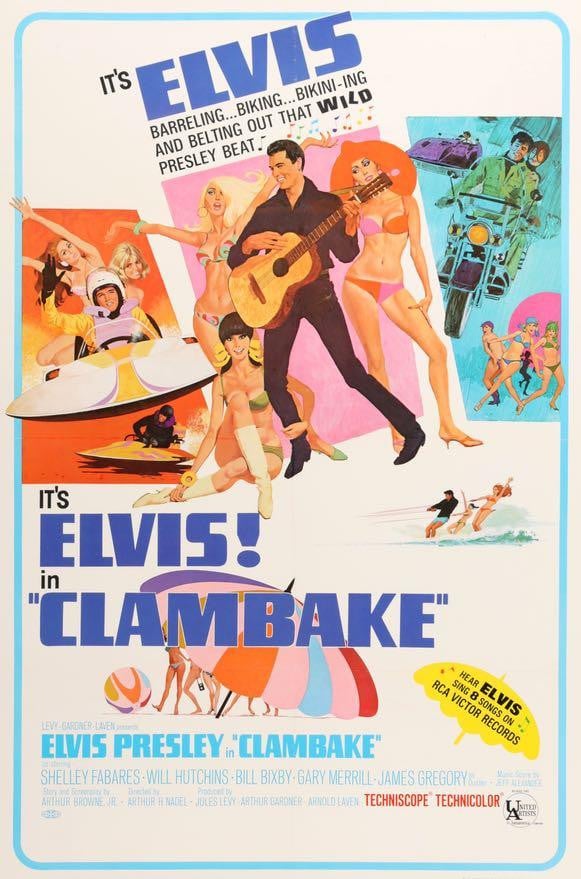 Clambake (1967) original movie poster for sale at Original Film Art