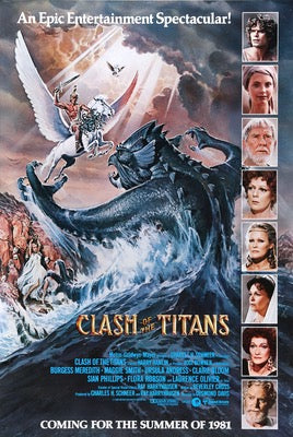 Clash of the Titans (1981) original movie poster for sale at Original Film Art - Vintage Movie Posters