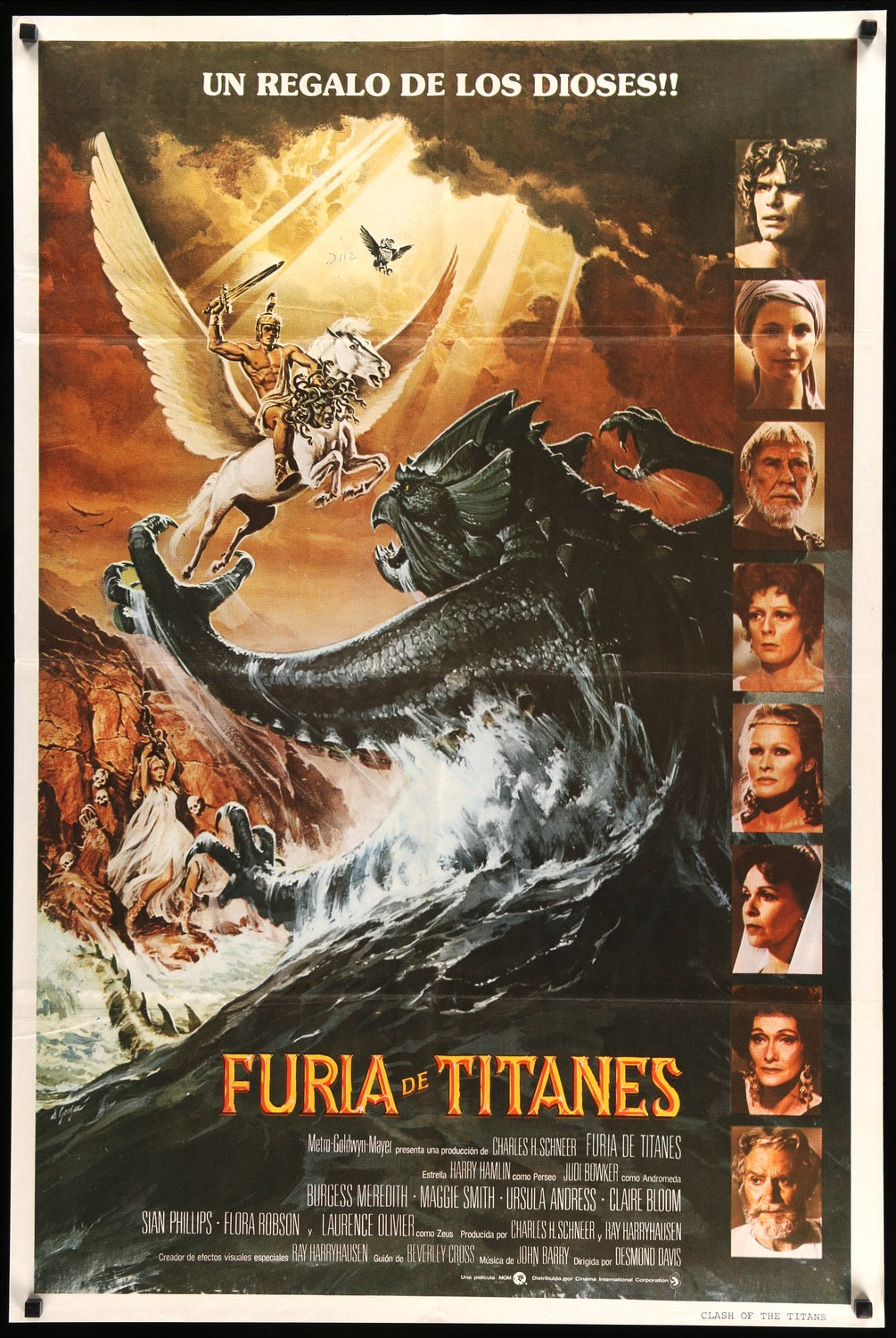 Clash of the Titans (1981) original movie poster for sale at Original Film Art - Vintage Movie Posters