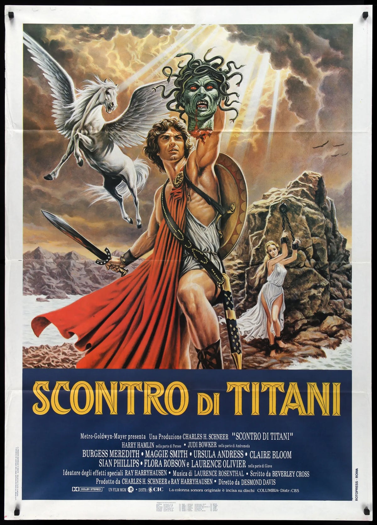 Clash of the Titans (1981) original movie poster for sale at Original Film Art - Vintage Movie Posters