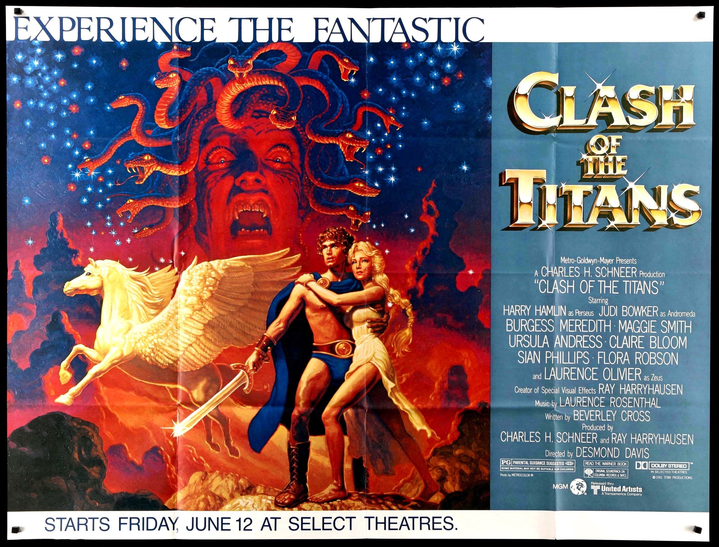 Clash of the Titans (1981) Original One-Sheet Movie Poster