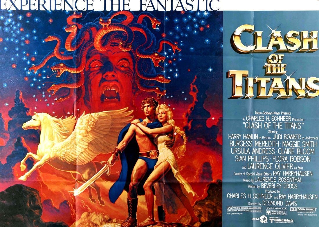 Clash of the Titans (1981) original movie poster for sale at Original Film Art - Vintage Movie Posters