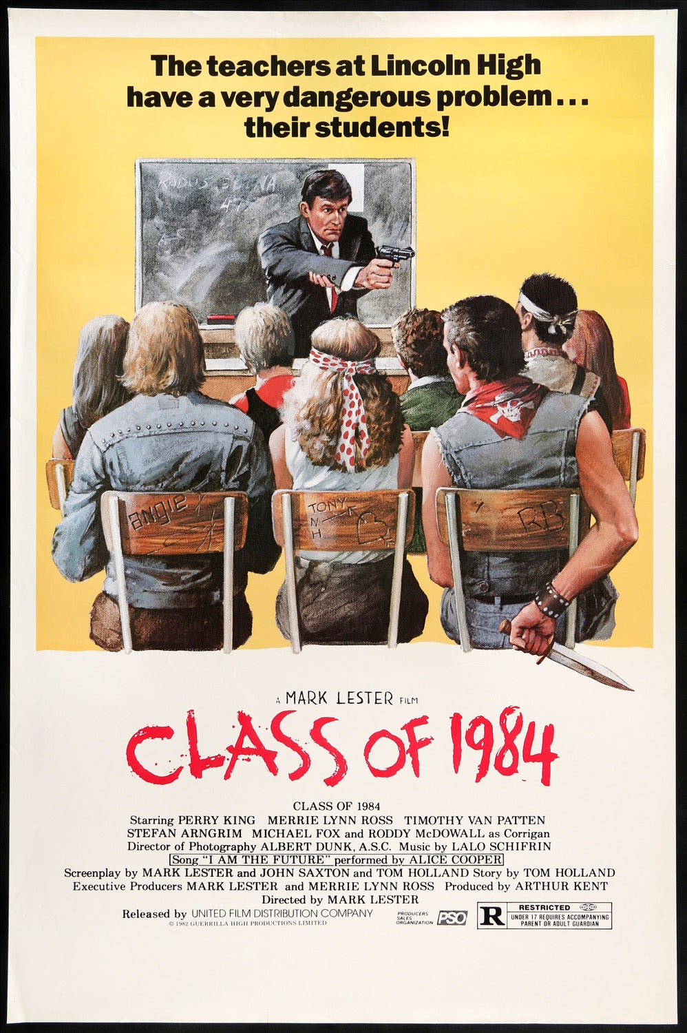 study hard poster 1980