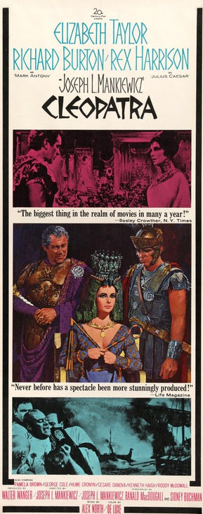Cleopatra (1963) original movie poster for sale at Original Film Art - Vintage Movie Posters