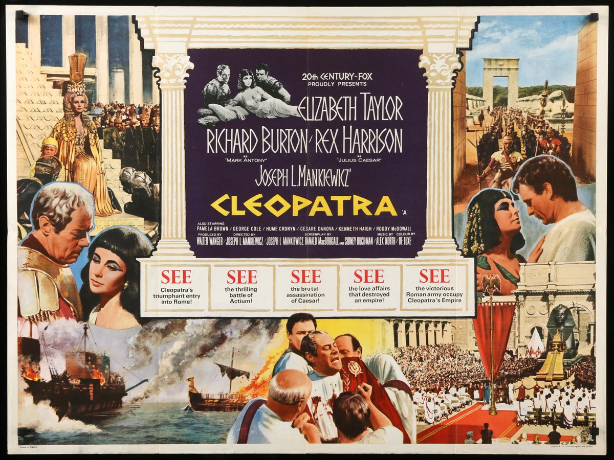 Cleopatra (1963) original movie poster for sale at Original Film Art