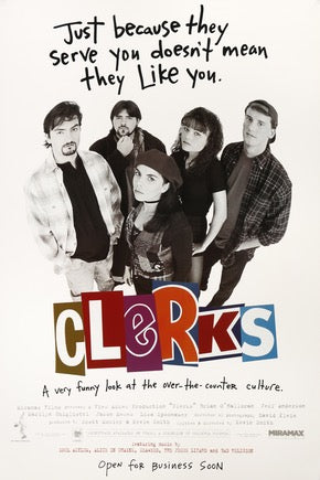 Clerks (1994) original movie poster for sale at Original Film Art - Vintage Movie Posters