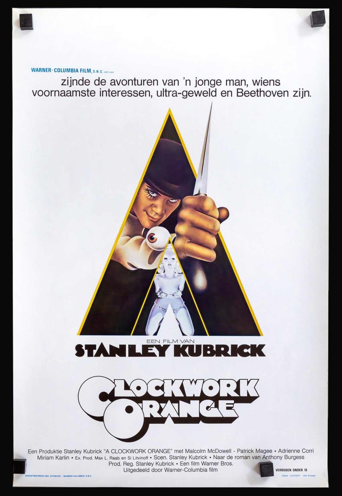 Clockwork Orange (1972) original movie poster for sale at Original Film Art