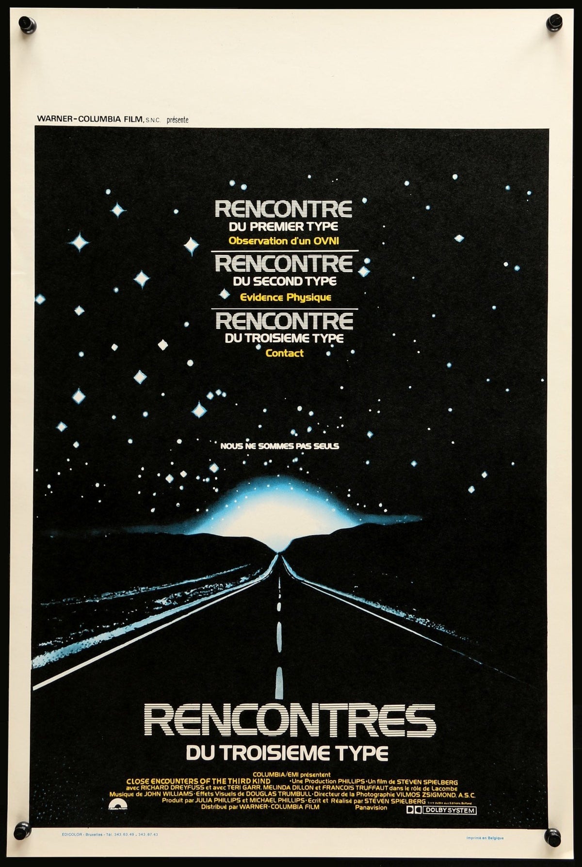 Close Encounters of the Third Kind (1977) original movie poster for sale at Original Film Art