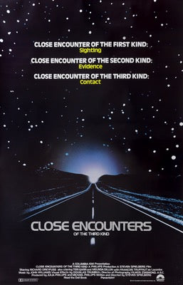 Close Encounters of the Third Kind (1977) original movie poster for sale at Original Film Art - Vintage Movie Posters