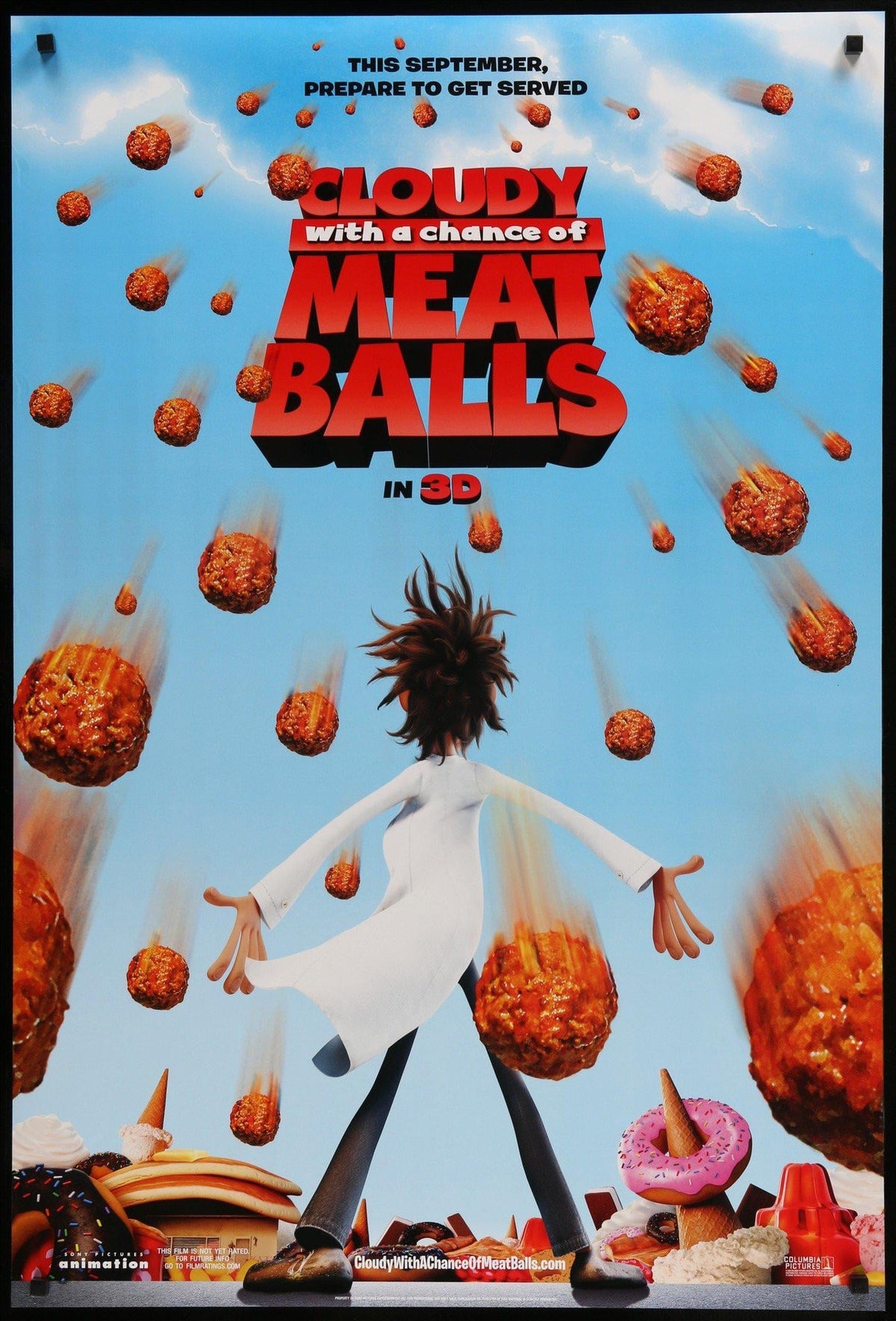 Cloudy With a Chance of Meatballs (2009) original movie poster for sale at Original Film Art - Vintage Movie Posters