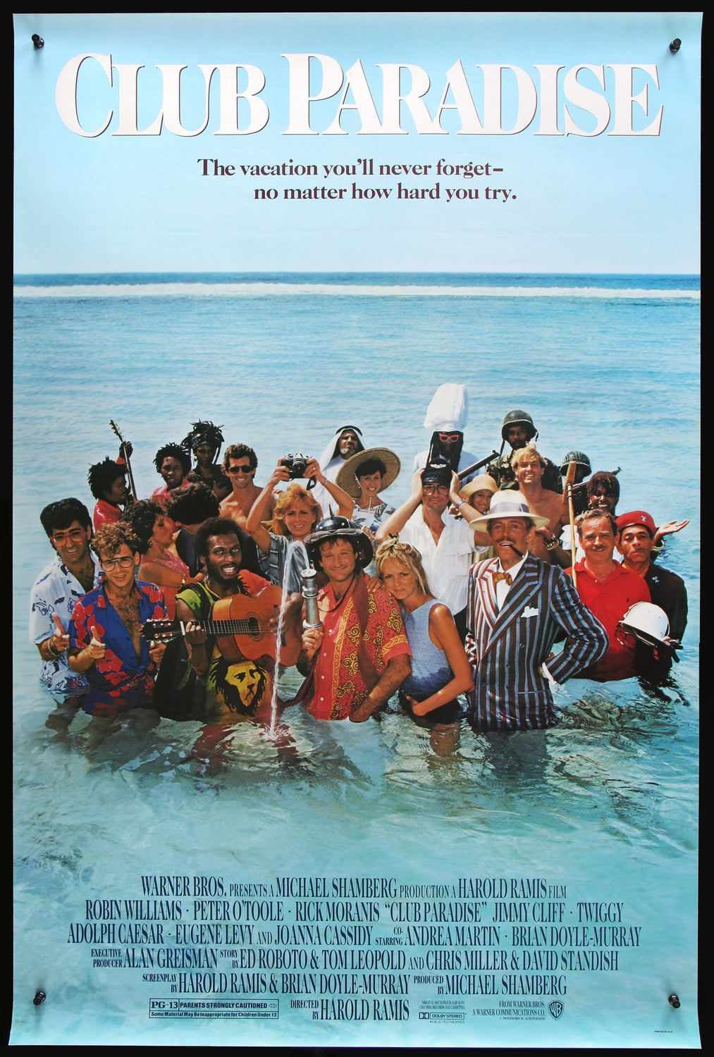 Club Paradise (1986) original movie poster for sale at Original Film Art