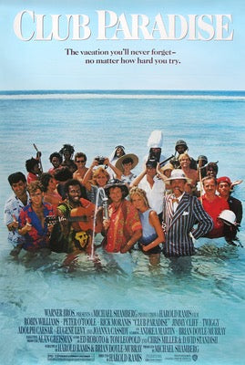 Club Paradise (1986) original movie poster for sale at Original Film Art - Vintage Movie Posters