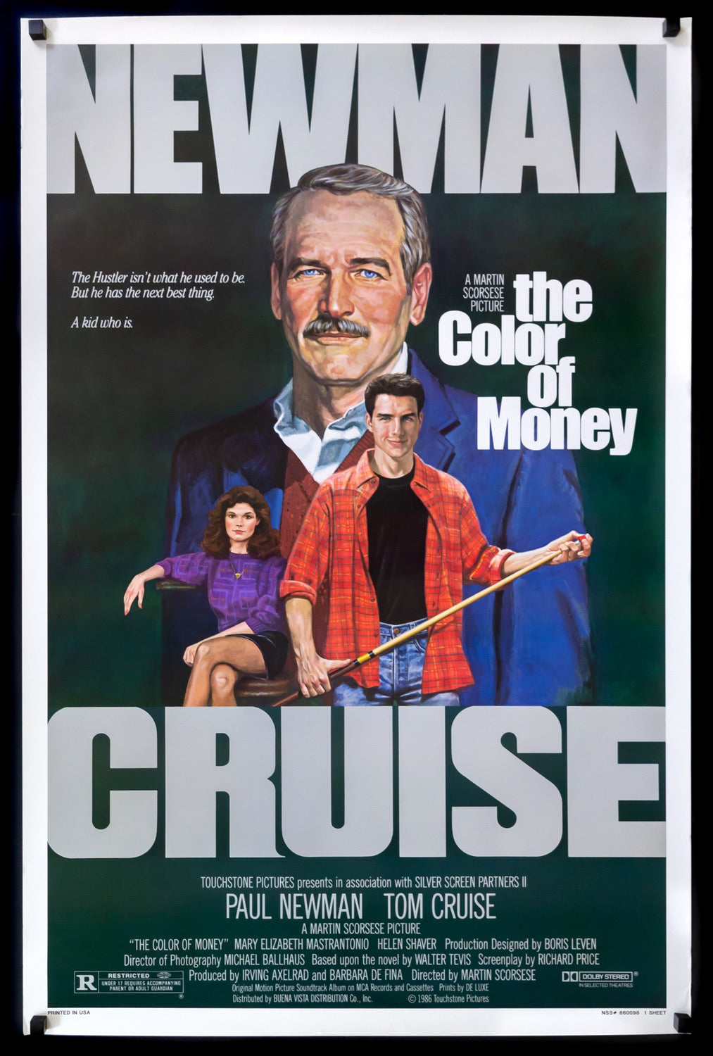 Color of Money (1986) original movie poster for sale at Original Film Art