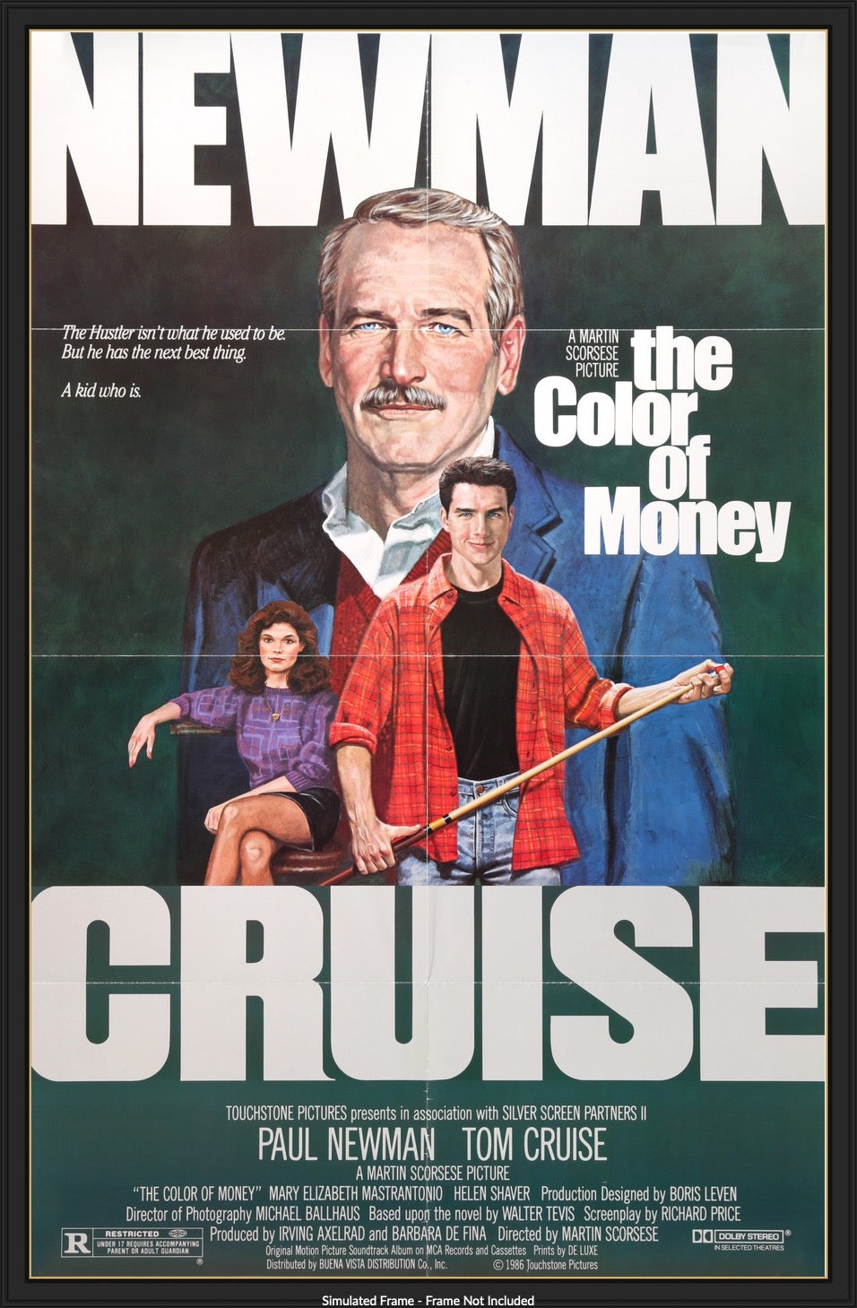 Color of Money (1986) original movie poster for sale at Original Film Art