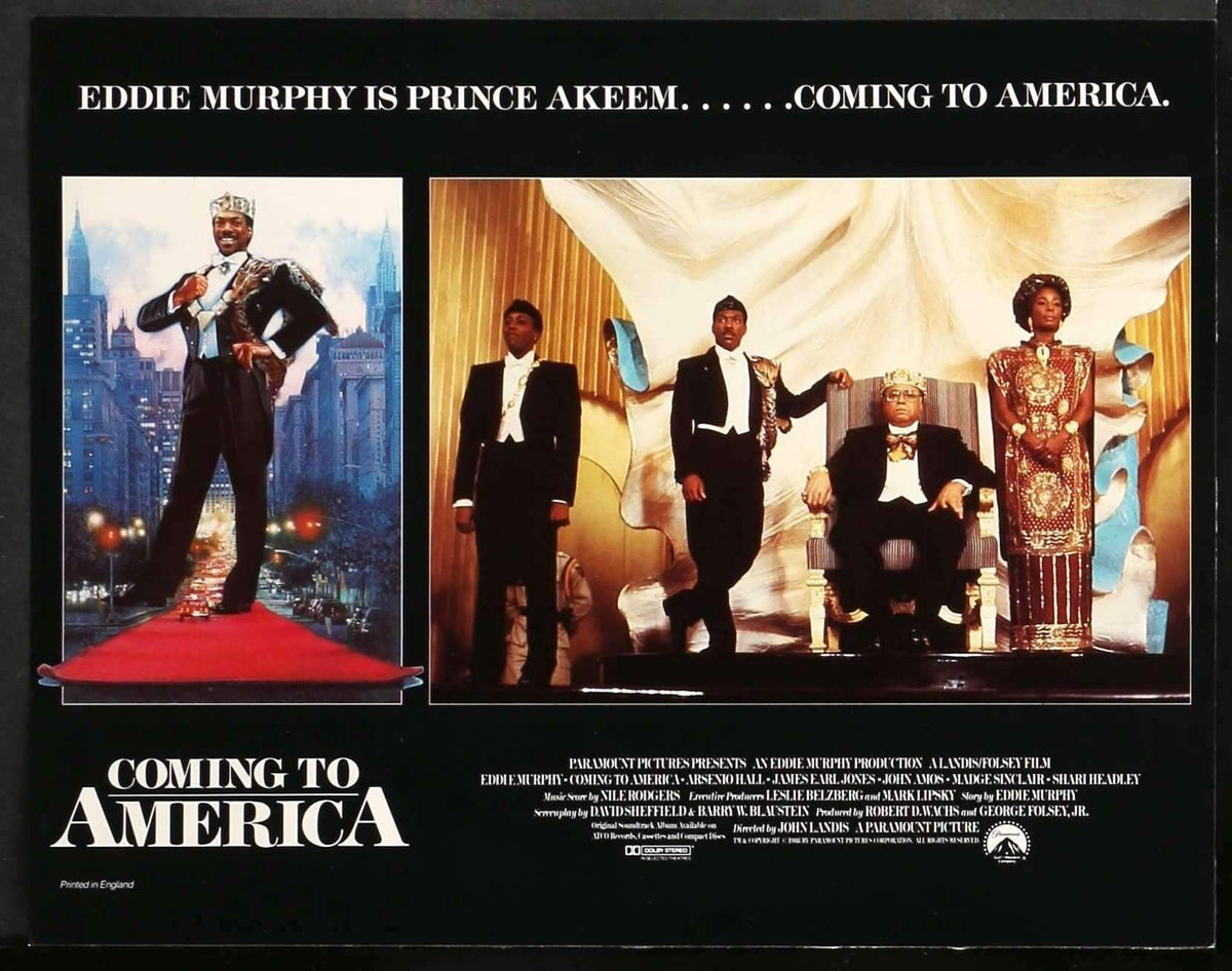 Coming to America (1988) original movie poster for sale at Original Film Art - Vintage Movie Posters