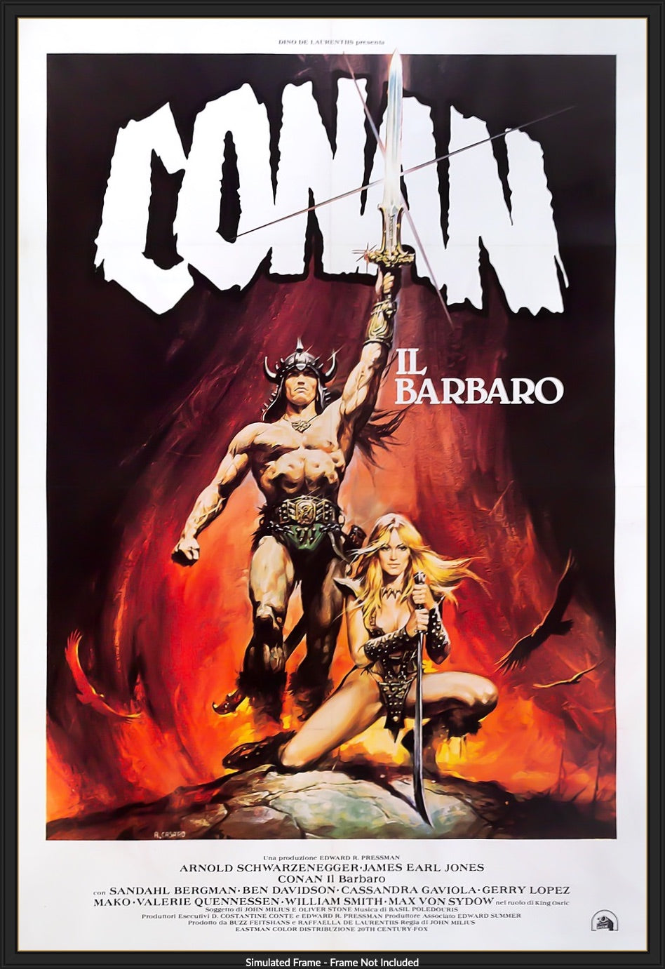 Conan the Barbarian (1982) original movie poster for sale at Original Film Art - Vintage Movie Posters