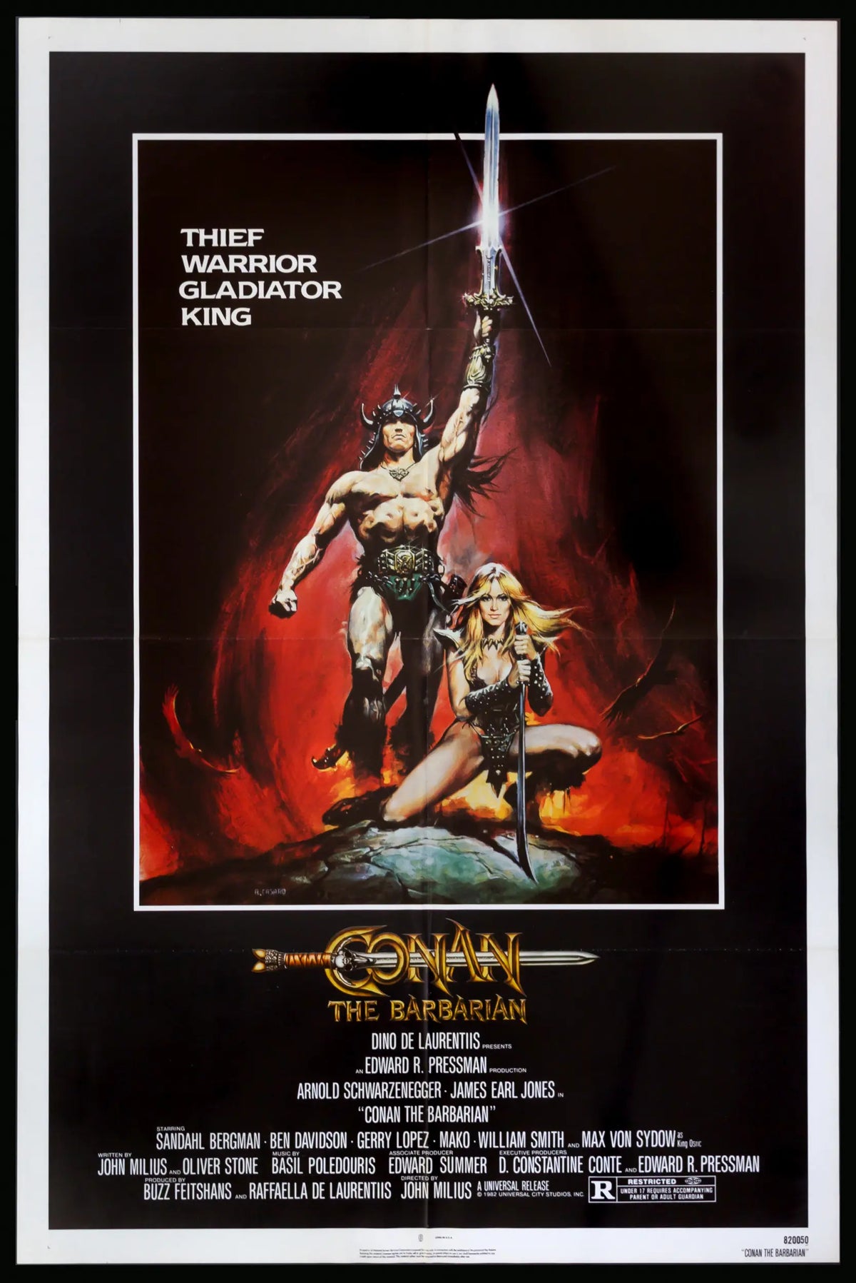 Conan the Barbarian (1982) original movie poster for sale at Original Film Art