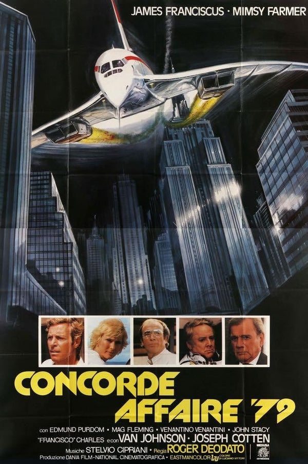 Concorde Affaire '79 (1979) Original Italian Movie Poster Concorde Affaire '79 (1979) Original Italian Movie Poster