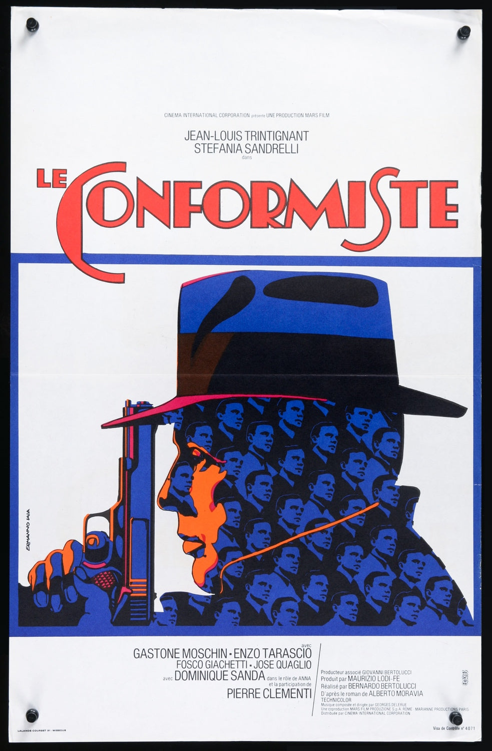 The Conformist (1970) Original French Petite Movie Poster