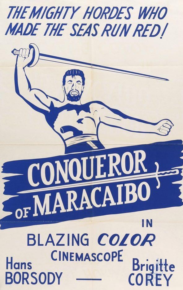 Conqueror of Maracaibo (1961) original movie poster for sale at Original Film Art