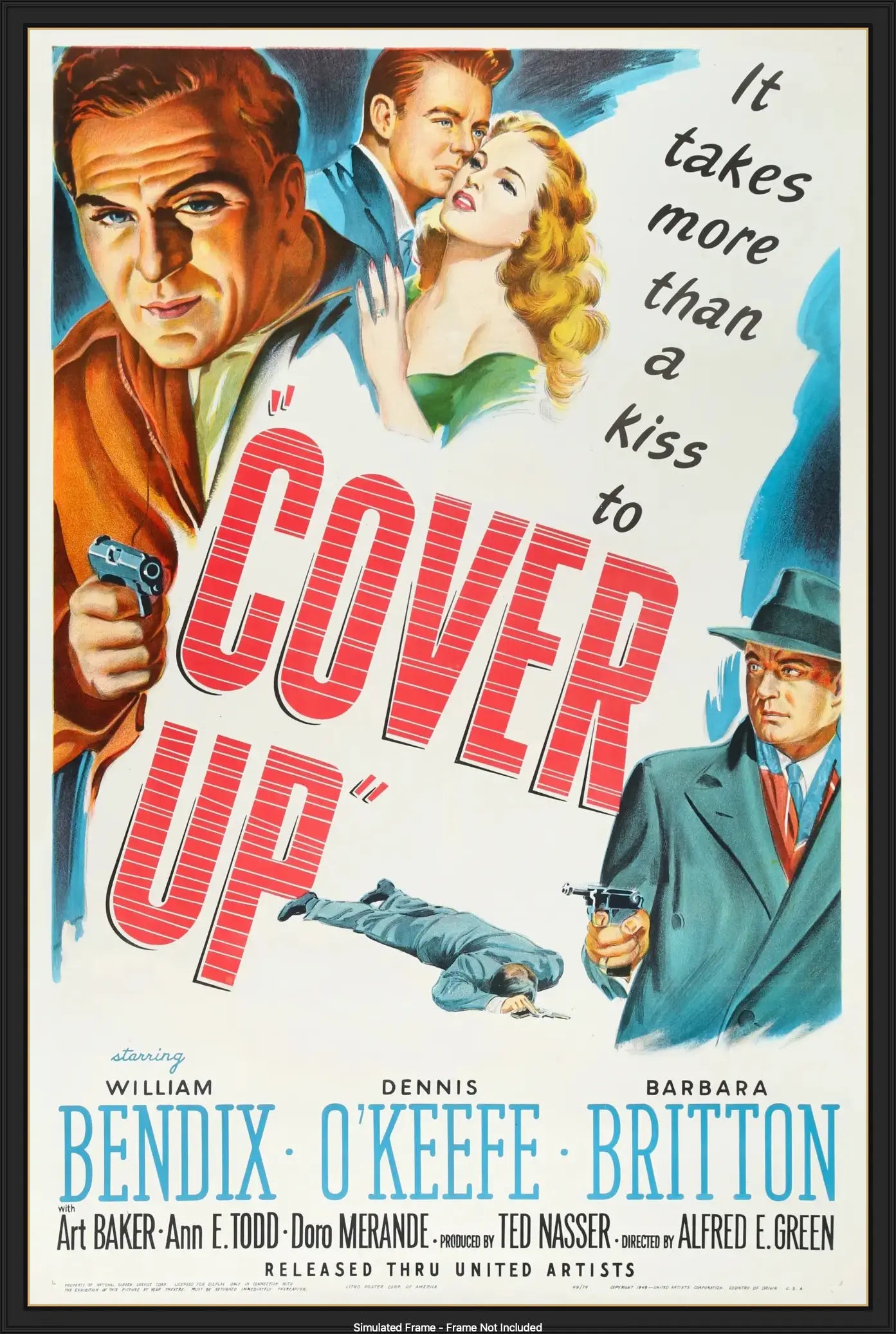 Cover Up (1949) original movie poster for sale at Original Film Art