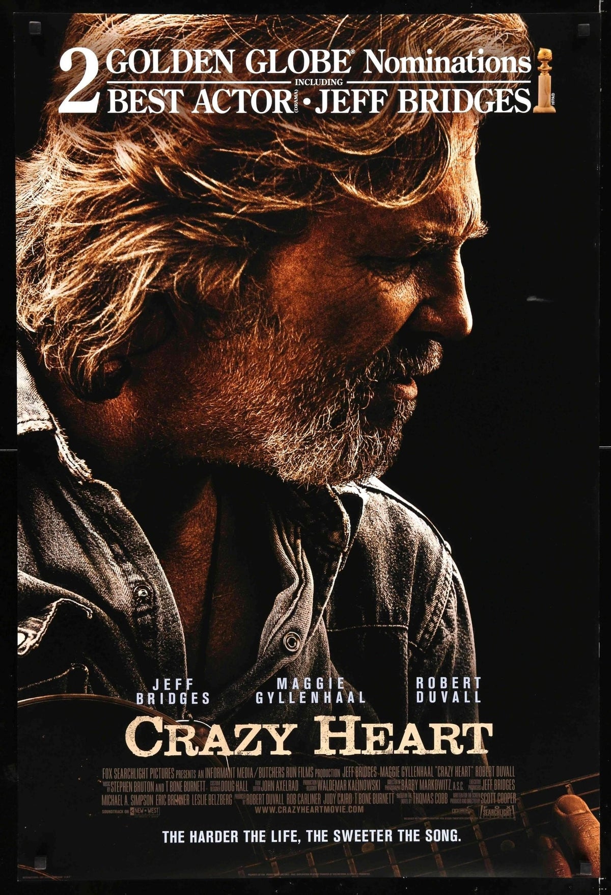 Crazy Heart (2009) original movie poster for sale at Original Film Art - Vintage Movie Posters
