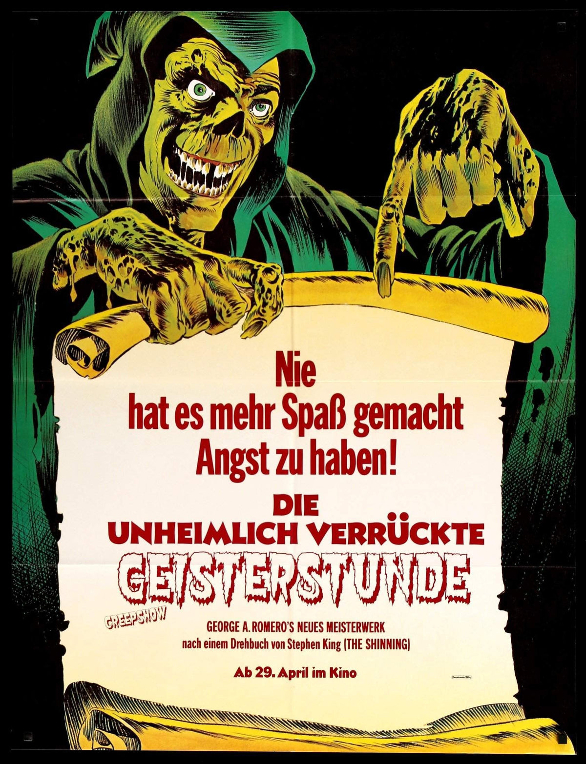 Creepshow (1982) original movie poster for sale at Original Film Art - Vintage Movie Posters