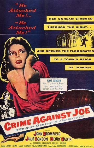 Crime Against Joe (1956) original movie poster for sale at Original Film Art
