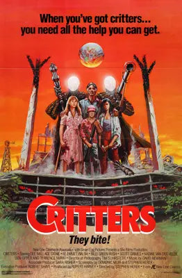 Critters (1986) original movie poster for sale at Original Film Art - Vintage Movie Posters