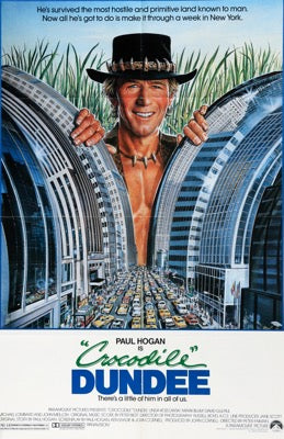 Crocodile Dundee (1986) original movie poster for sale at Original Film Art