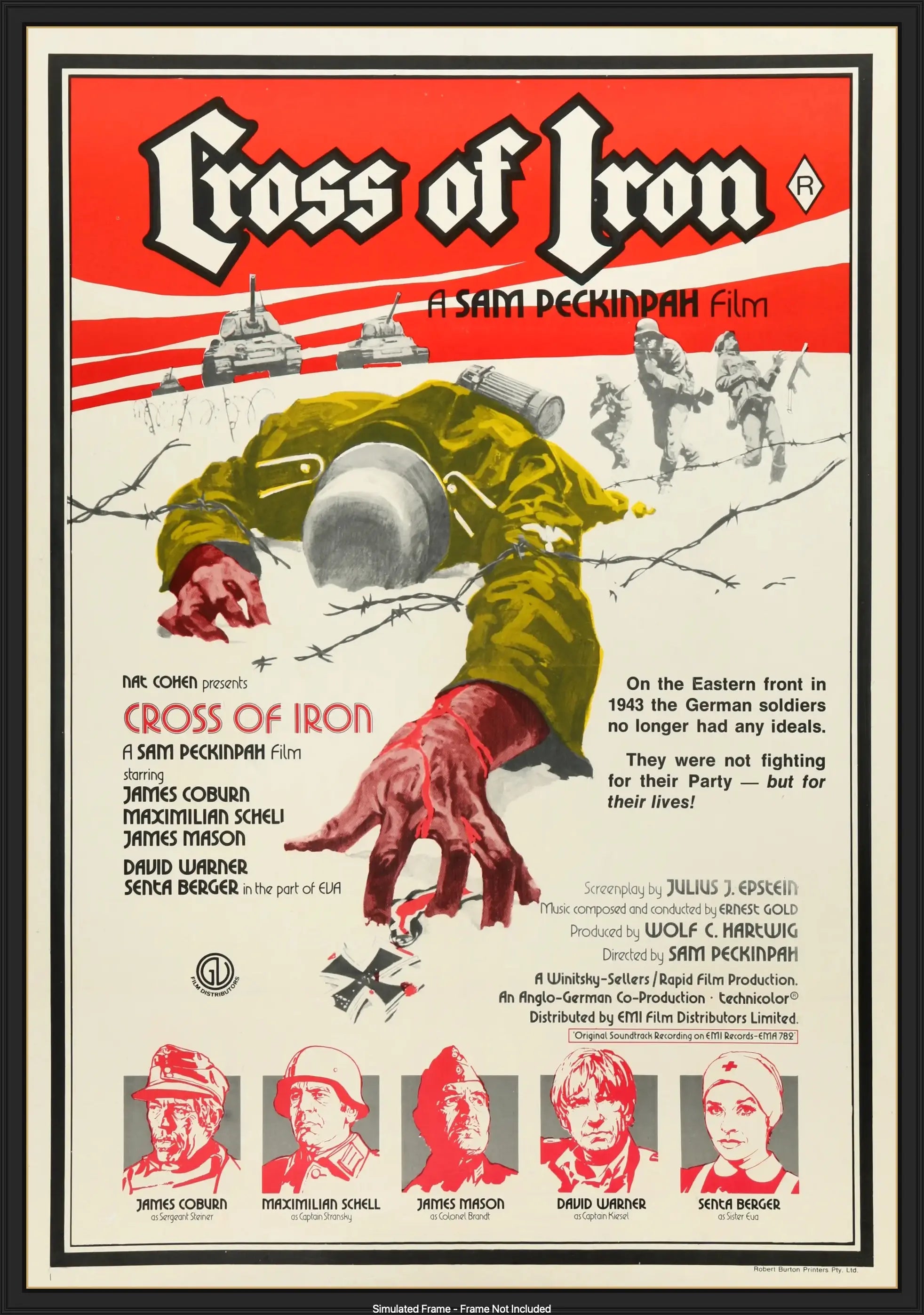Cross of Iron (1977) original movie poster for sale at Original Film Art