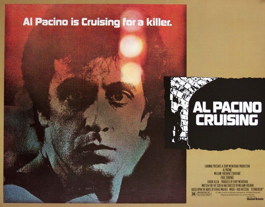 Cruising (1980) original movie poster for sale at Original Film Art - Vintage Movie Posters