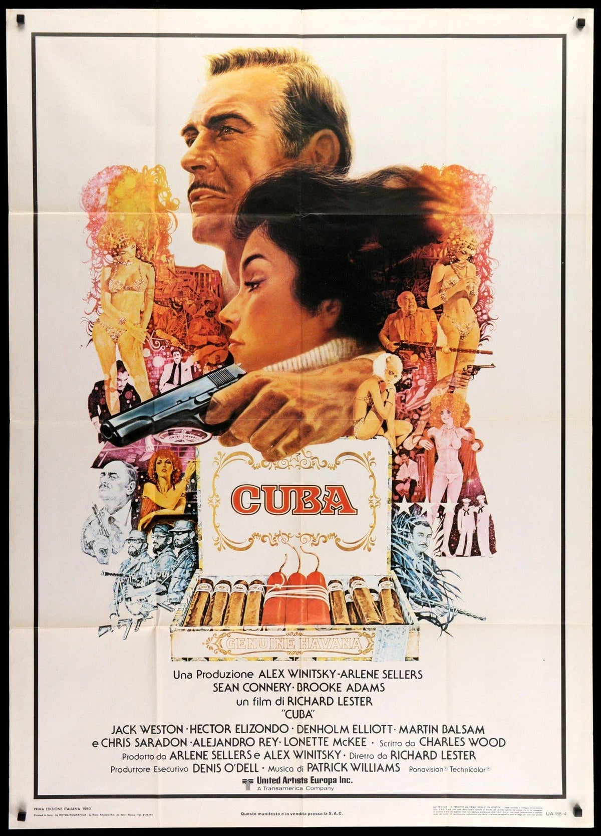 Cuba (1979) original movie poster for sale at Original Film Art - Vintage Movie Posters