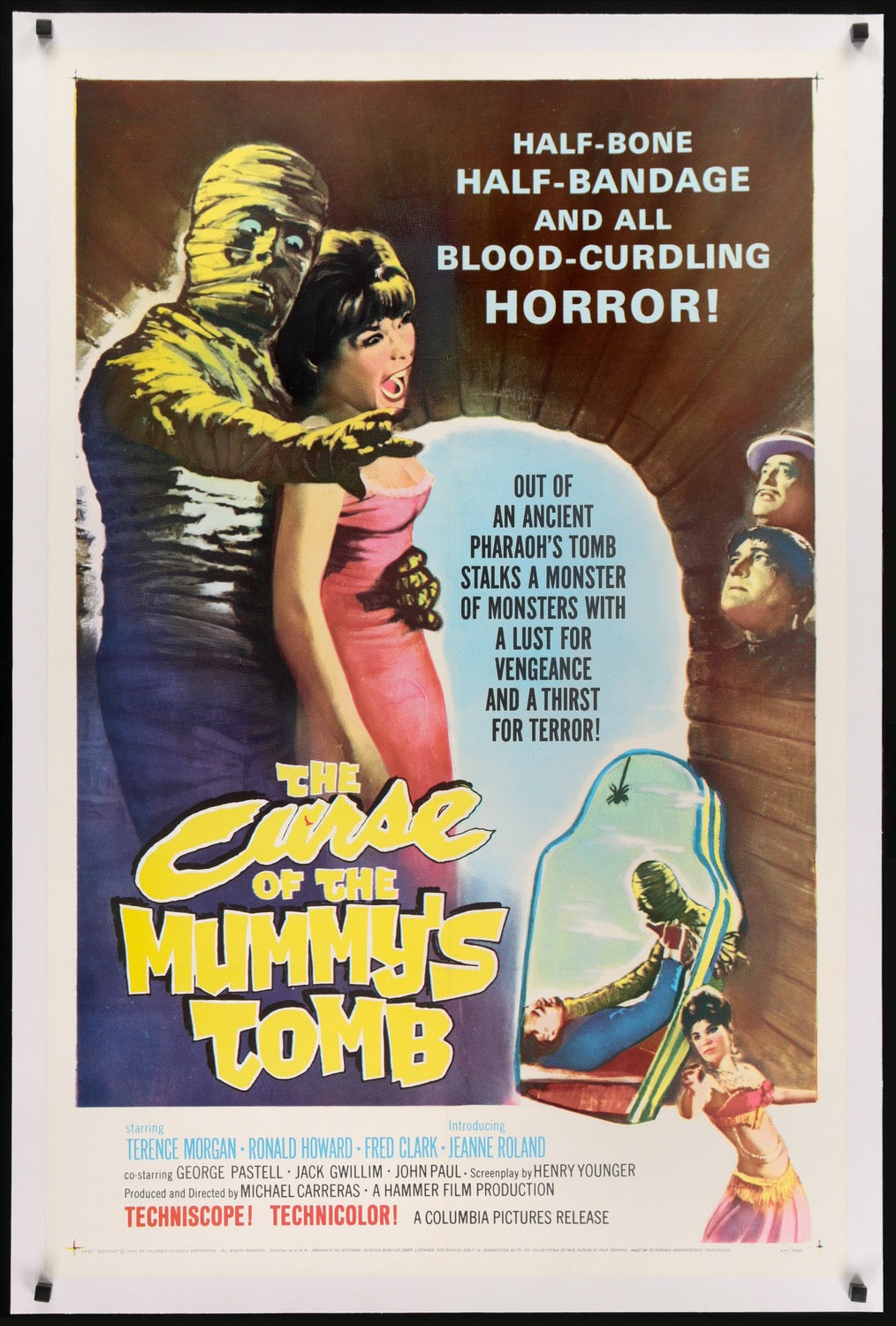 Curse of the Mummy's Tomb (1964) original movie poster for sale at Original Film Art - Vintage Movie Posters