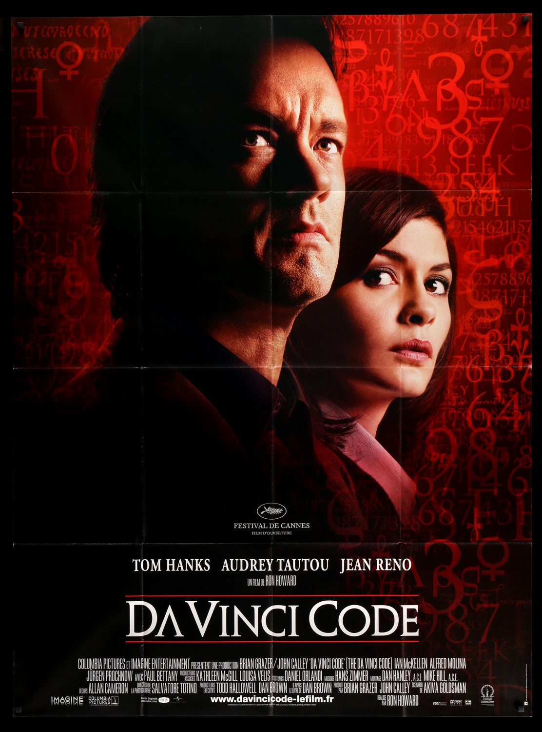 The Da Vinci Code (2006) Original French Grande Movie Poster