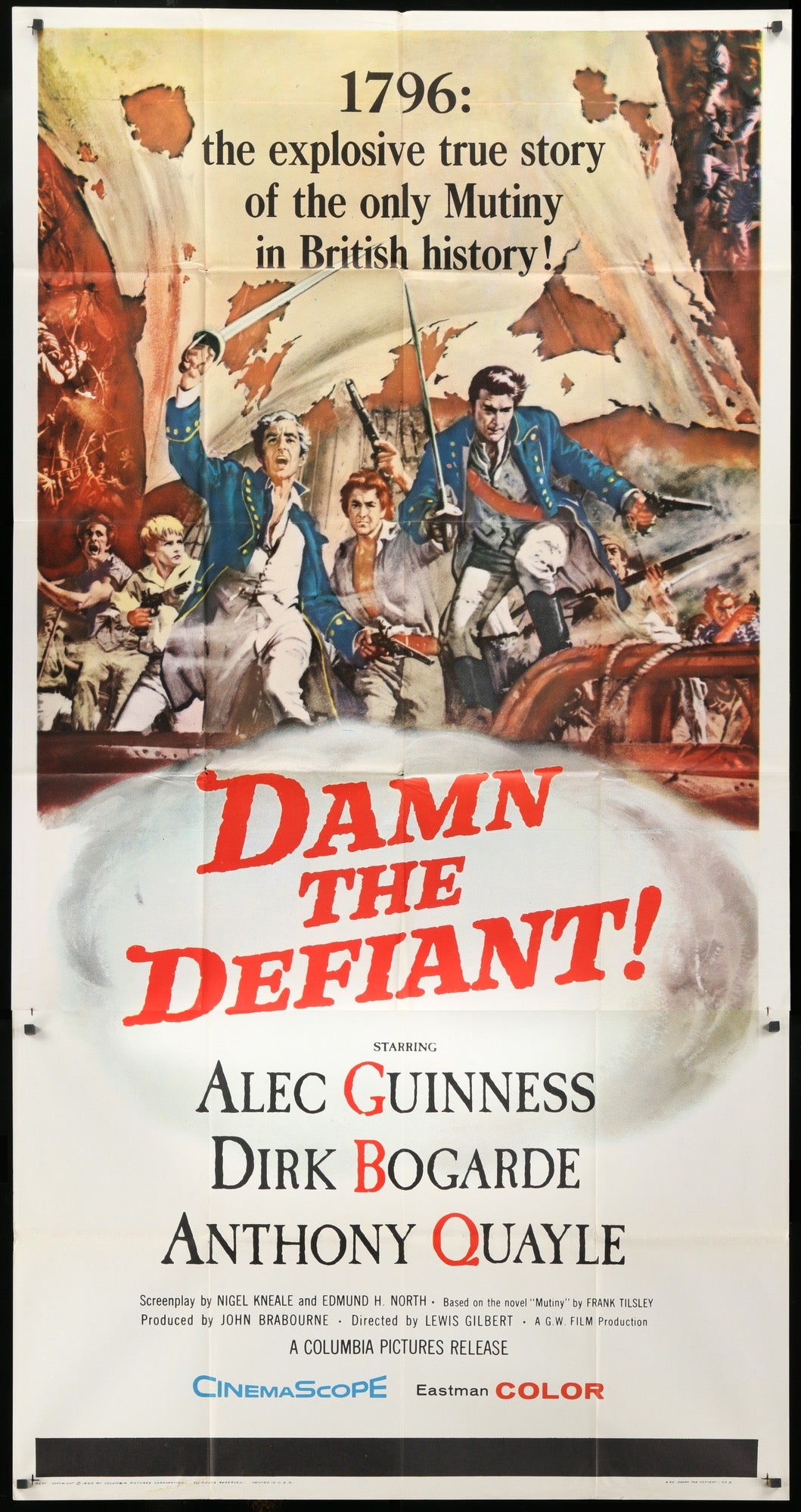 Damn the Defiant! (1962) original movie poster for sale at Original Film Art