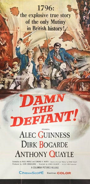 Damn the Defiant! (1962) original movie poster for sale at Original Film Art