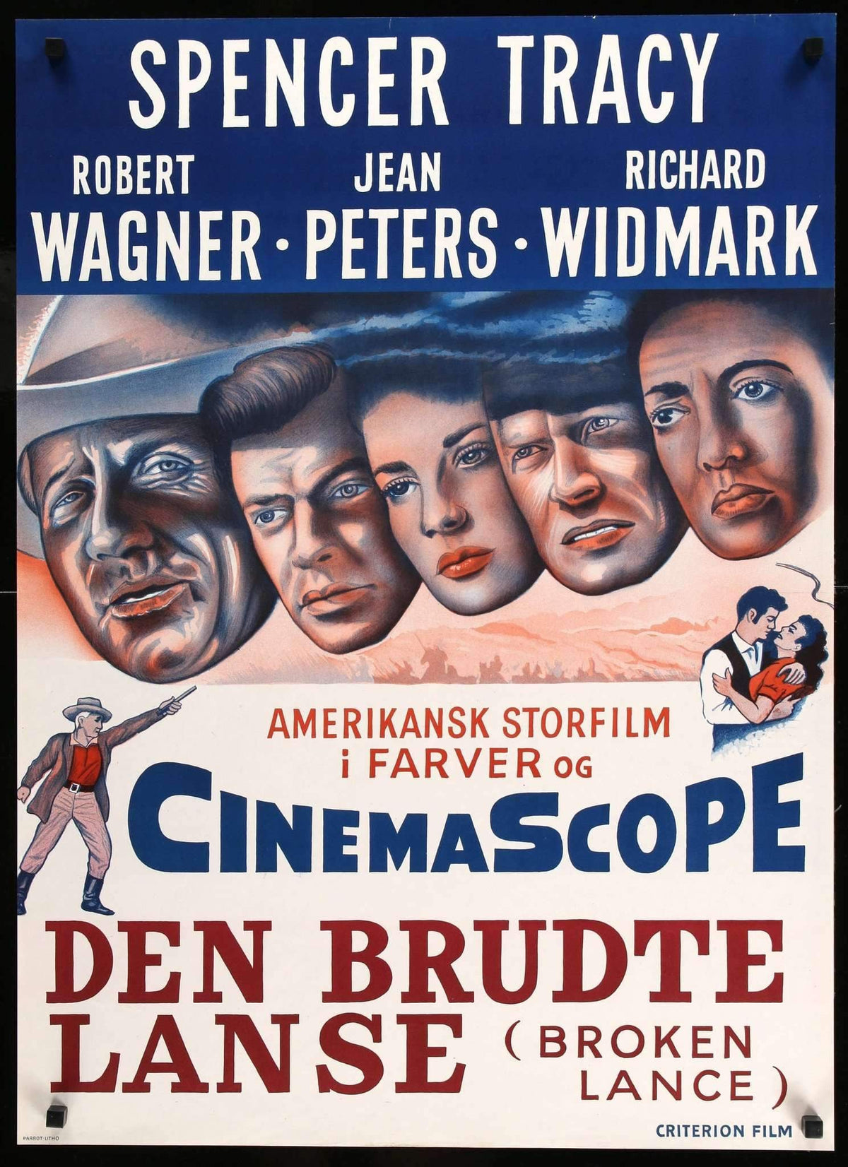 Broken Lance (1954) original movie poster for sale at Original Film Art