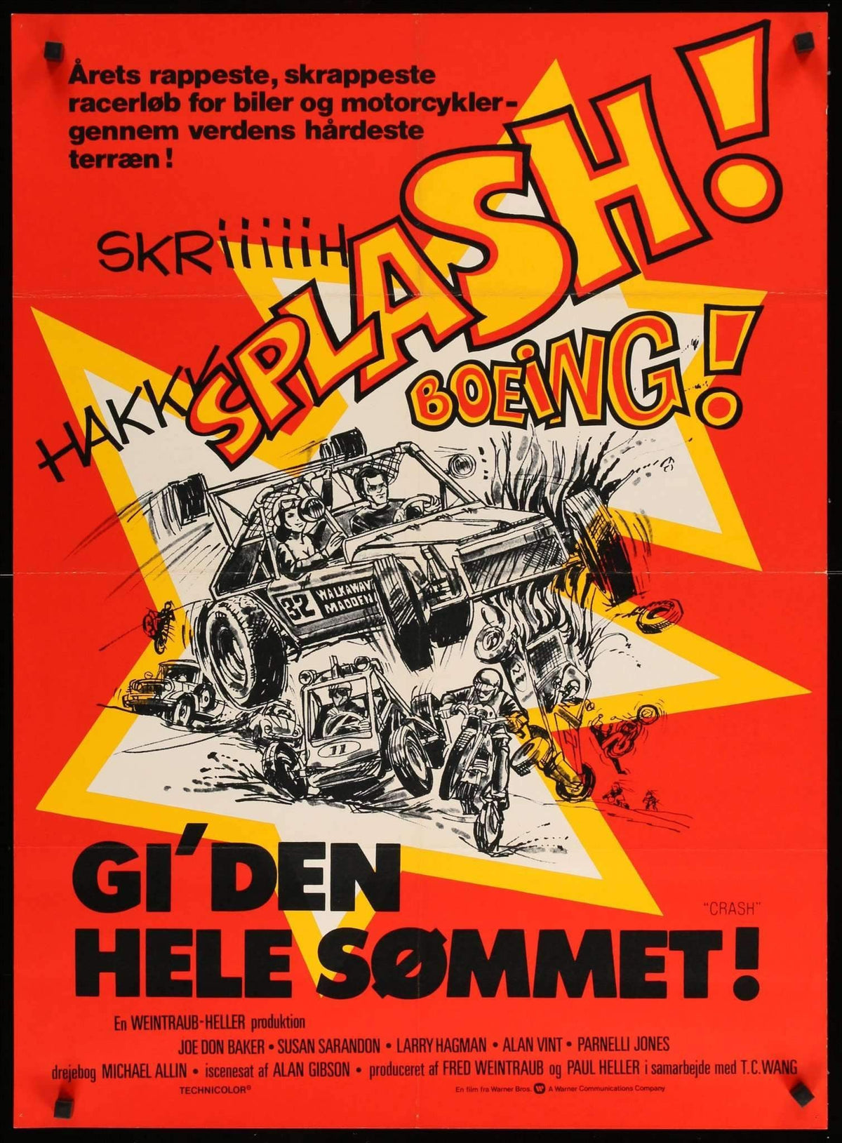 Checkered Flag or Crash (1977) original movie poster for sale at Original Film Art