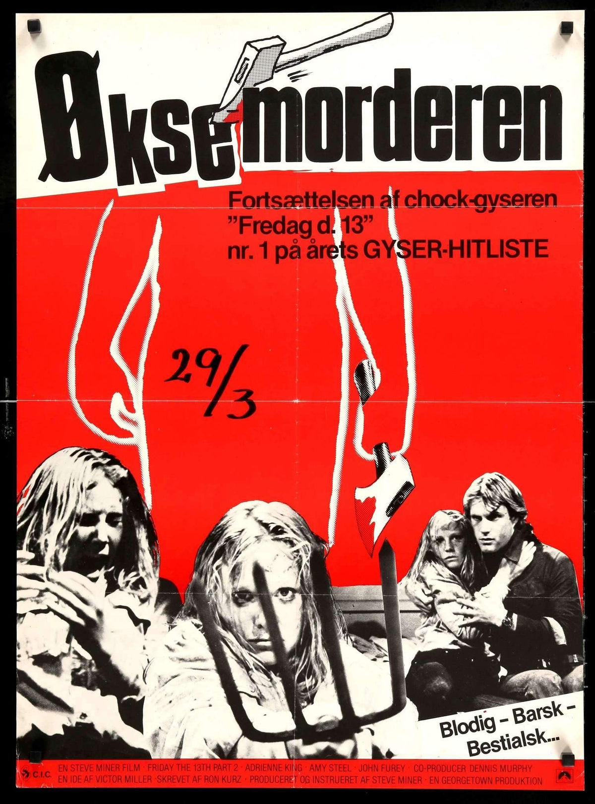 Friday the 13th Part 2 (1981) original movie poster for sale at Original Film Art - Vintage Movie Posters