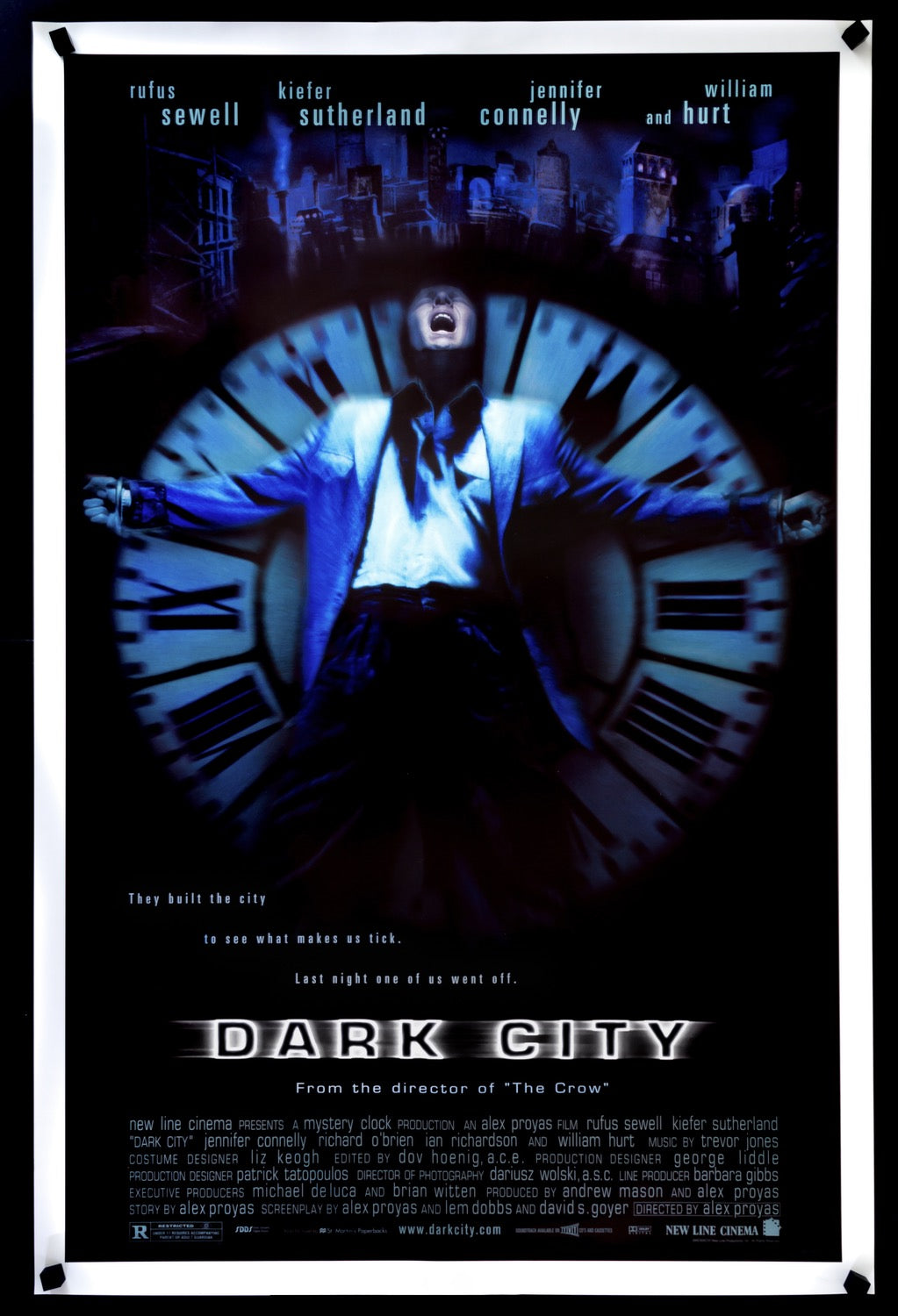 Dark City (1997) original movie poster for sale at Original Film Art - Vintage Movie Posters