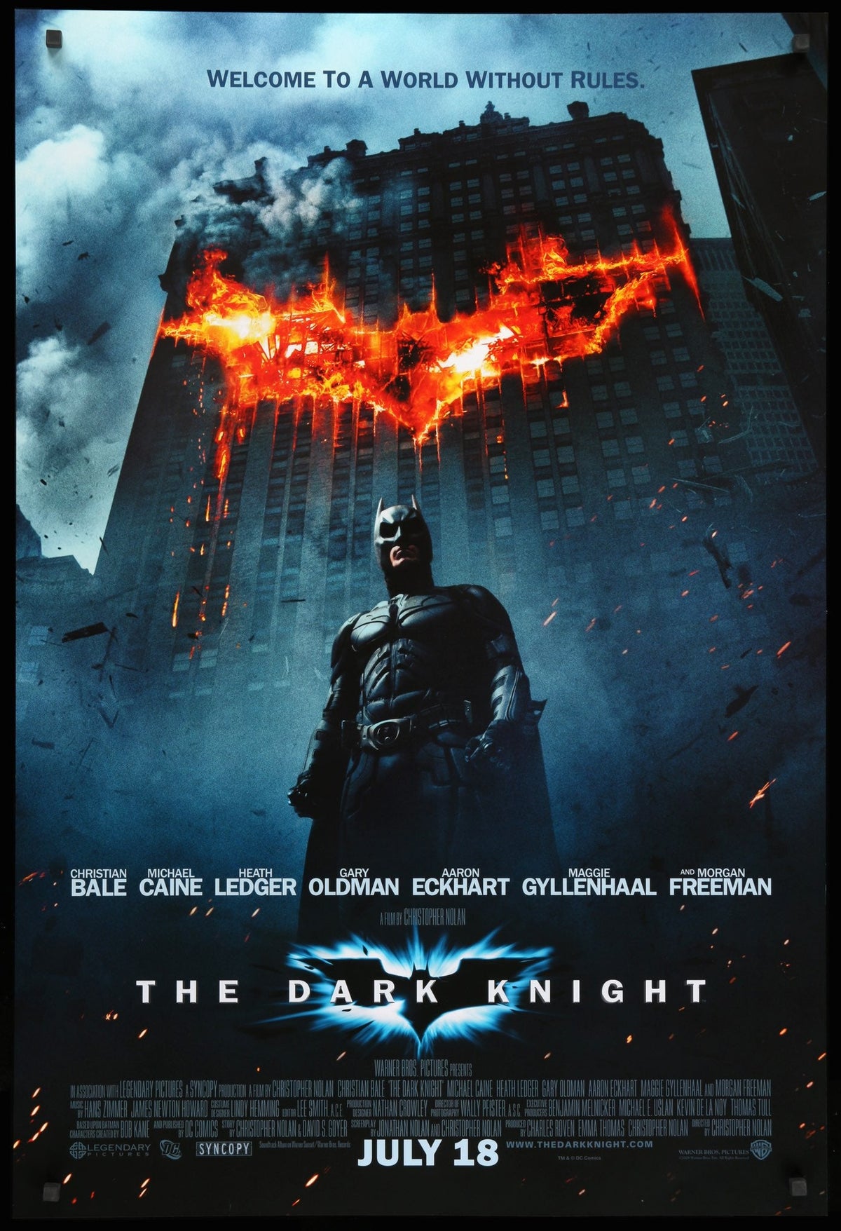 Dark Knight (2008) original movie poster for sale at Original Film Art