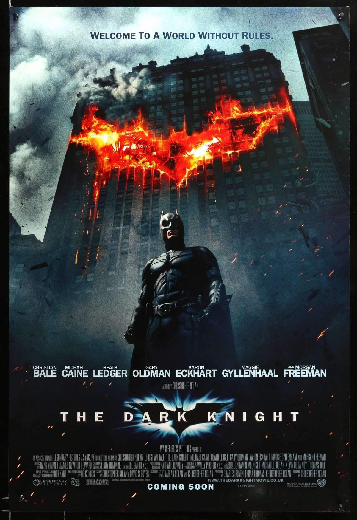 Dark Knight (2008) original movie poster for sale at Original Film Art