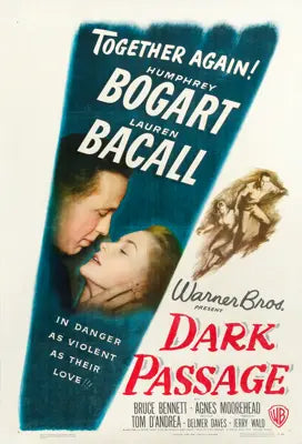 Dark Passage (1947) original movie poster for sale at Original Film Art - Vintage Movie Posters