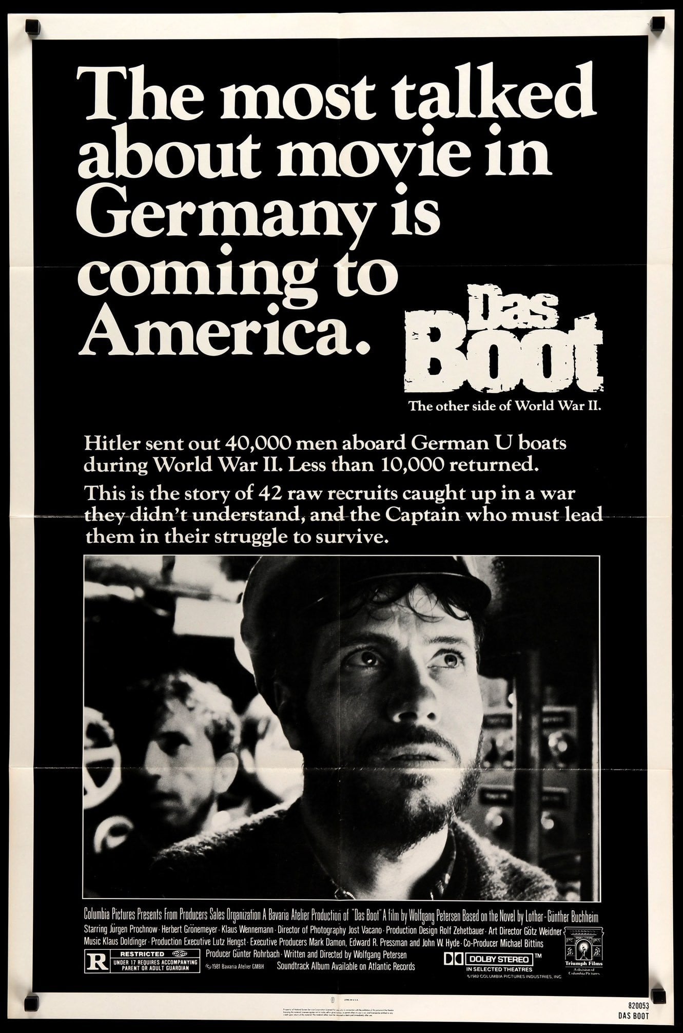 Das Boot (1981) original movie poster for sale at Original Film Art