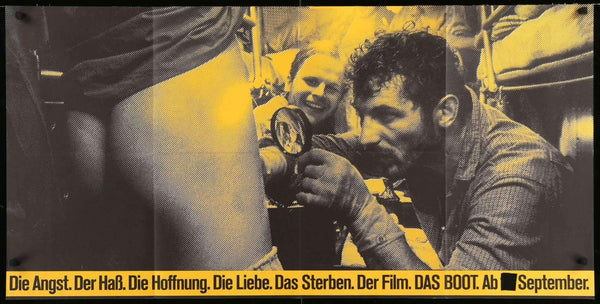 Das Boot - Original Movie Poster, Germany 1981 – Drivepast Original Movie  Posters & Vintage Movie Paper